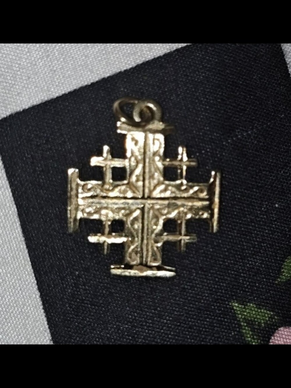 Vintage Jerusalem Cross 14k